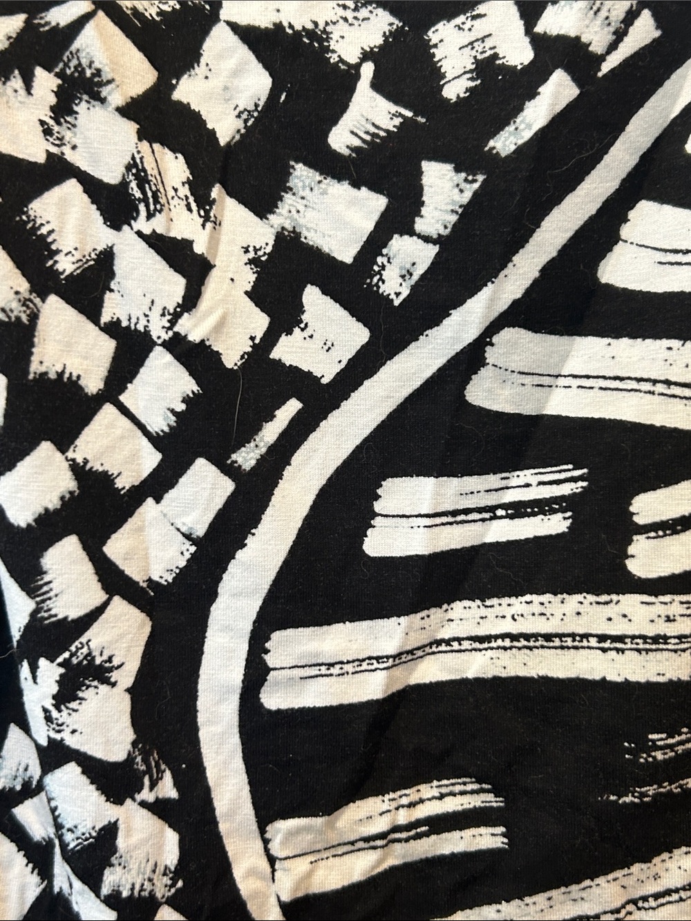 NIC+ZOE Black and White Printed Tank Top - Picture 4 of 5